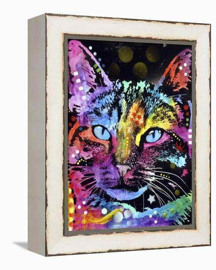 Thoughtful Cat-Dean Russo-Framed Premier Image Canvas