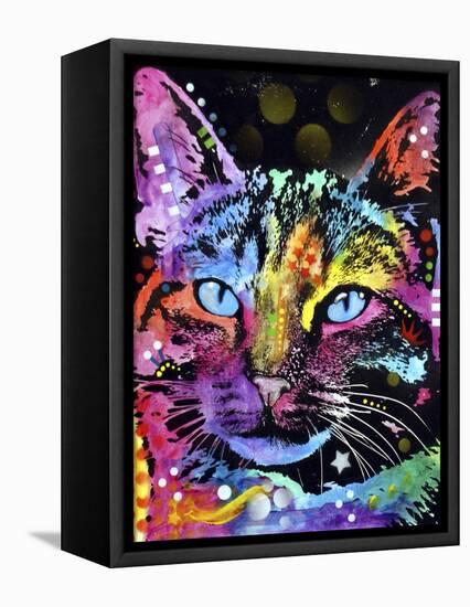 Thoughtful Cat-Dean Russo-Framed Premier Image Canvas