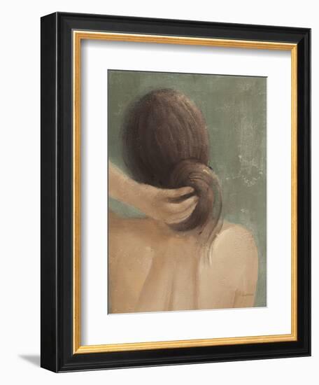 Thoughtful I Neutral Crop-Albena Hristova-Framed Art Print