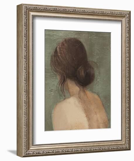 Thoughtful II Neutral Crop-Albena Hristova-Framed Art Print