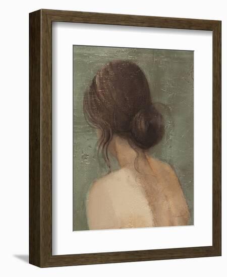 Thoughtful II Neutral Crop-Albena Hristova-Framed Art Print