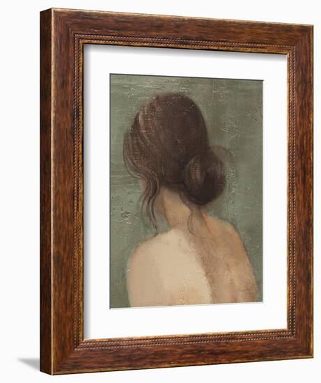 Thoughtful II Neutral Crop-Albena Hristova-Framed Art Print