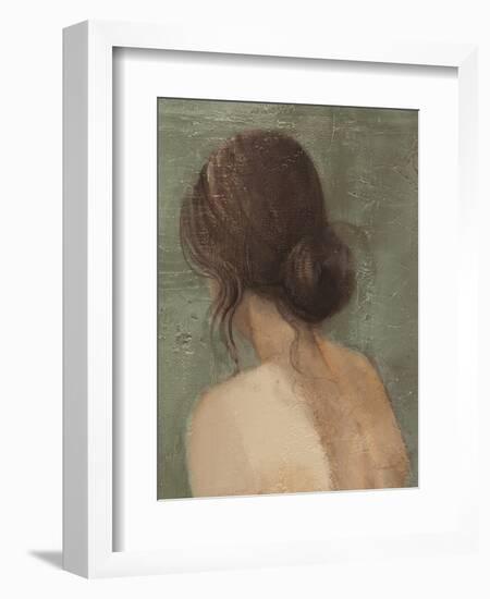 Thoughtful II Neutral Crop-Albena Hristova-Framed Art Print