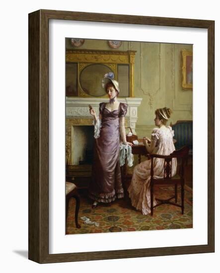 Thoughtful Moments-Charles Haigh-Wood-Framed Giclee Print
