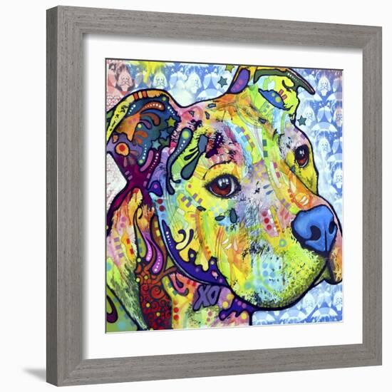 Thoughtful Pit Bull This Years Love 2013 Part 2-Dean Russo-Framed Giclee Print