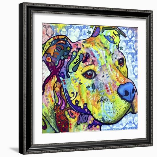 Thoughtful Pit Bull This Years Love 2013 Part 2-Dean Russo-Framed Giclee Print