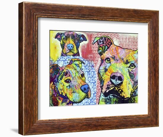 Thoughtful Pit Bull This Years Love 2013 Part 3-Dean Russo-Framed Giclee Print