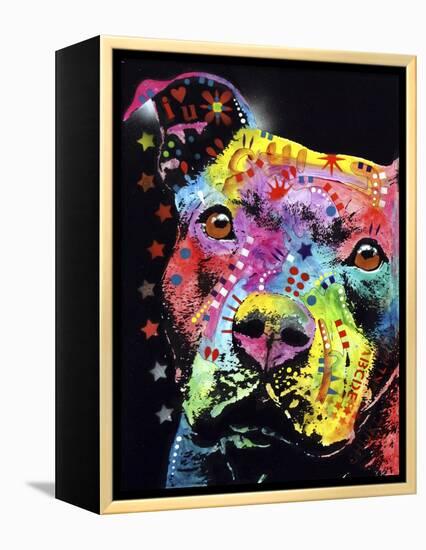 Thoughtful Pit-Dean Russo-Framed Premier Image Canvas