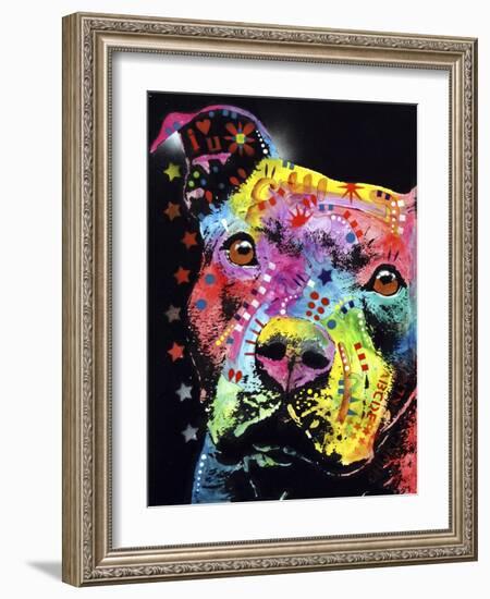 Thoughtful Pit-Dean Russo-Framed Giclee Print