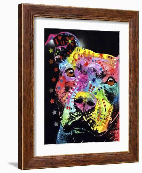 Thoughtful Pit-Dean Russo-Framed Giclee Print