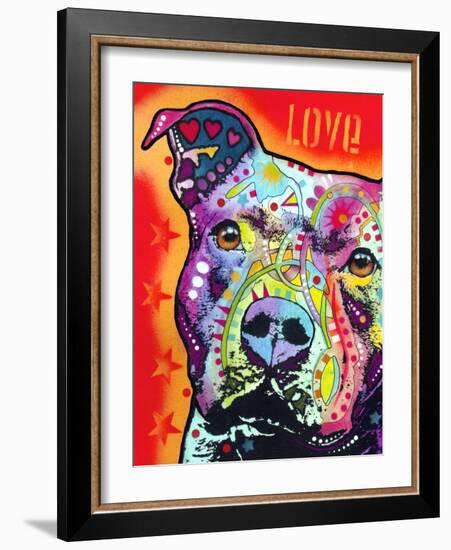 Thoughtful Pitbull-Dean Russo-Framed Giclee Print