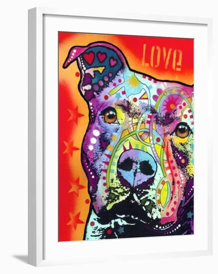 Thoughtful Pitbull-Dean Russo-Framed Giclee Print