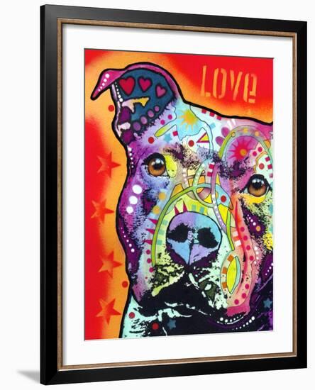 Thoughtful Pitbull-Dean Russo-Framed Giclee Print