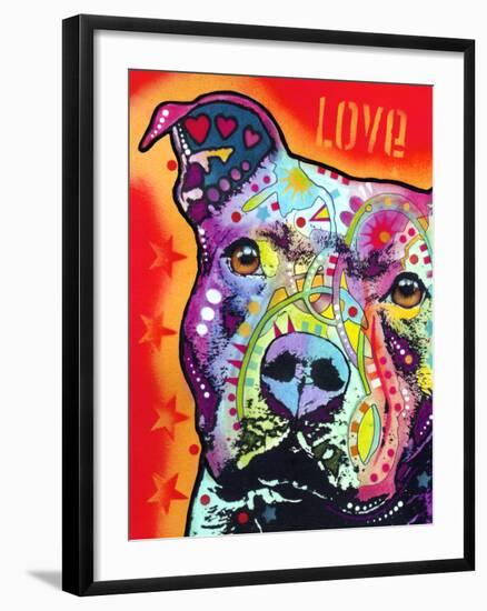 Thoughtful Pitbull-Dean Russo-Framed Giclee Print