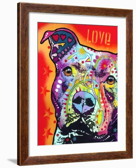 Thoughtful Pitbull-Dean Russo-Framed Giclee Print