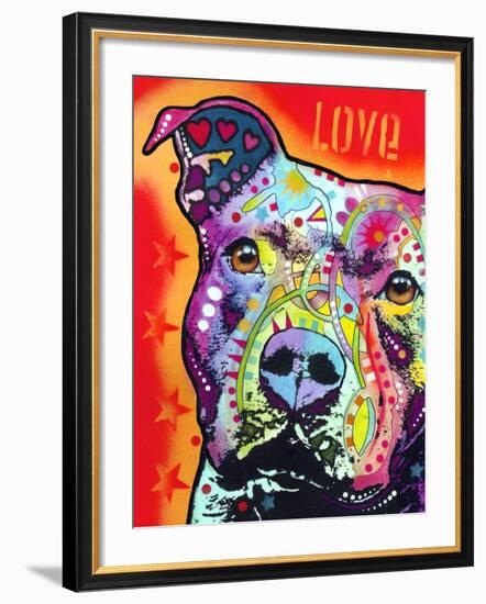 Thoughtful Pitbull-Dean Russo-Framed Giclee Print