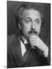 Thoughtful Portrait of Physicist Albert Einstein-Emil Otto Hoppé-Mounted Premium Photographic Print