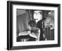Thoughtful Senator Robert F. Kennedy on Airplane During Campaign Trip to Aid Local Candidates-Bill Eppridge-Framed Photographic Print