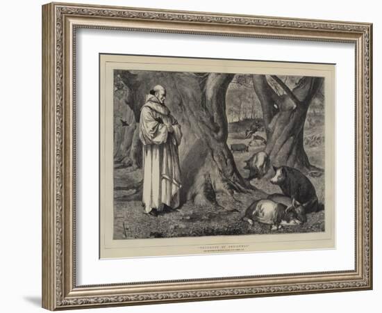 Thoughts of Christmas-Henry Stacey Marks-Framed Giclee Print