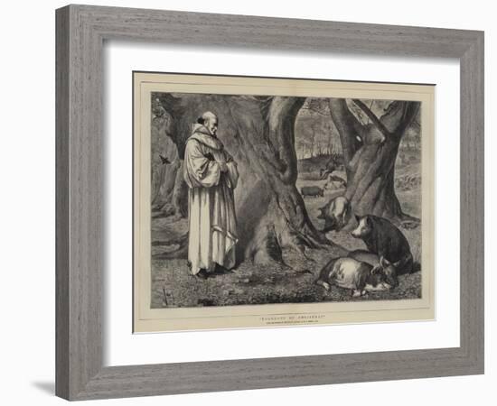 Thoughts of Christmas-Henry Stacey Marks-Framed Giclee Print