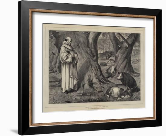 Thoughts of Christmas-Henry Stacey Marks-Framed Giclee Print