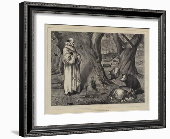 Thoughts of Christmas-Henry Stacey Marks-Framed Giclee Print