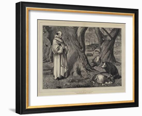 Thoughts of Christmas-Henry Stacey Marks-Framed Giclee Print