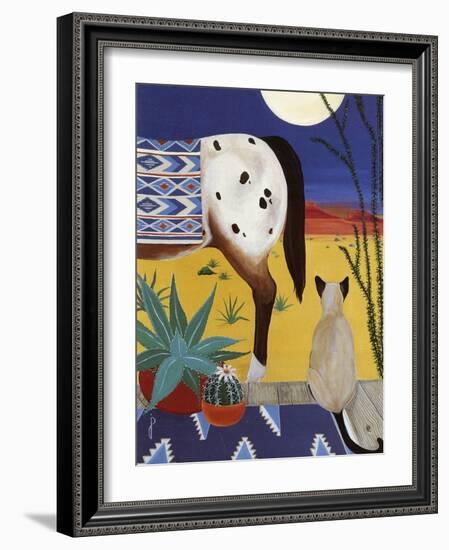 Thoughts on a Desert Moon-Jan Panico-Framed Giclee Print