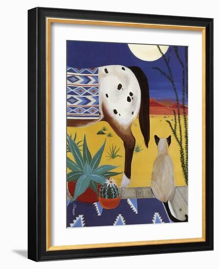 Thoughts on a Desert Moon-Jan Panico-Framed Giclee Print