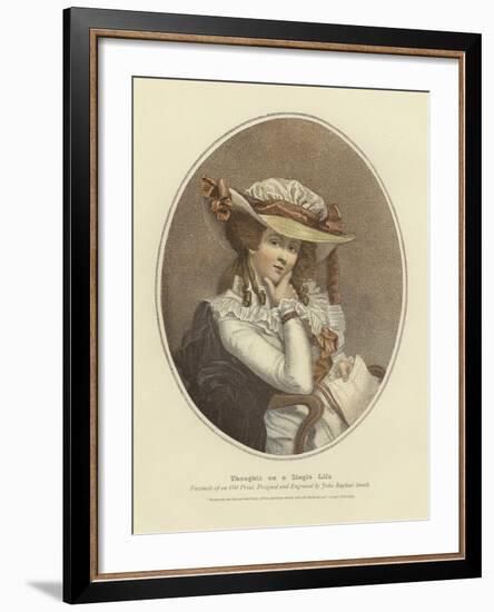 Thoughts on a Single Life-John Raphael Smith-Framed Giclee Print