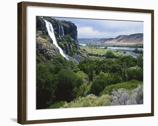 Thousand Springs, Snake River, Idaho, USA-Charles Gurche-Framed Photographic Print