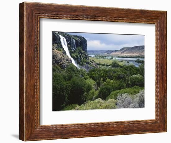 Thousand Springs, Snake River, Idaho, USA-Charles Gurche-Framed Photographic Print