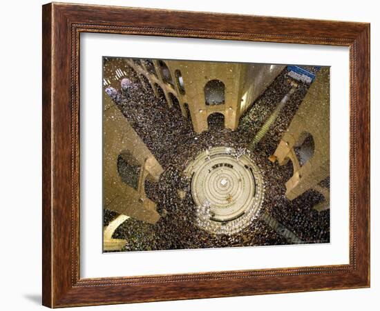 Thousands Attend Mass in Aparecida Do Norte, Brazil, October 12, 2006-Victor R. Caivano-Framed Photographic Print