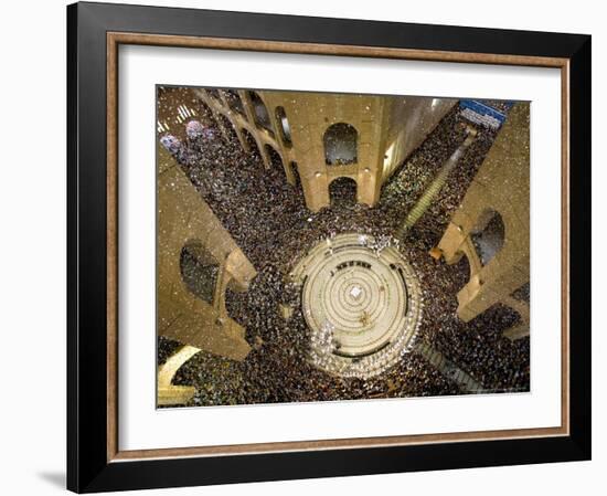 Thousands Attend Mass in Aparecida Do Norte, Brazil, October 12, 2006-Victor R. Caivano-Framed Photographic Print