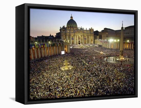 Thousands of Young Pilgrims-null-Framed Premier Image Canvas