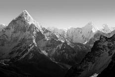 Spectacular Mountain Scenery on the Mount Everest Base Camp Trek through the Himalaya, Nepal in Stu-THPStock-Framed Premier Image Canvas