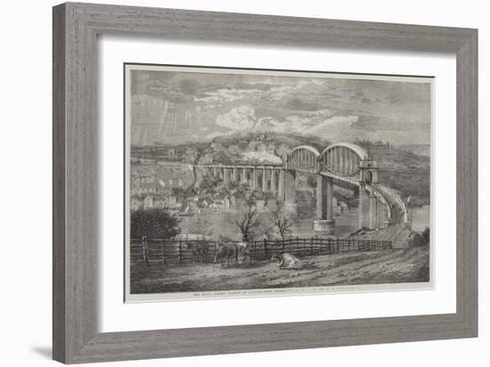 Thr Royal Albert Viaduct at Saltash-Richard Principal Leitch-Framed Giclee Print