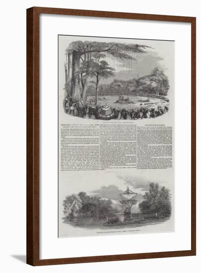 Threatened War on the Gold Coast, with the Ashantees, and Execution of Assin Chiefs-null-Framed Giclee Print