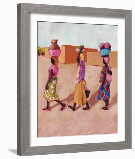 Three Africans-Kalou-Framed Art Print