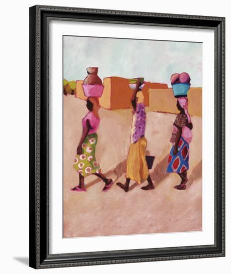 Three Africans-Kalou-Framed Art Print