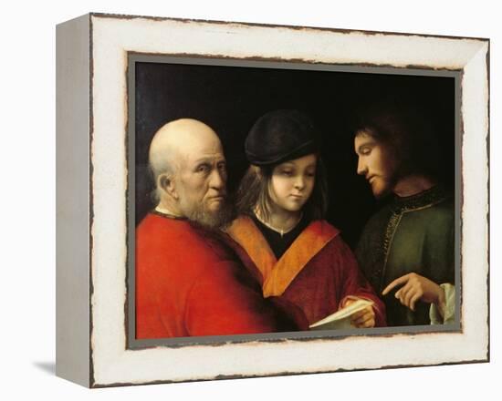 Three Ages-Giorgione-Framed Stretched Canvas