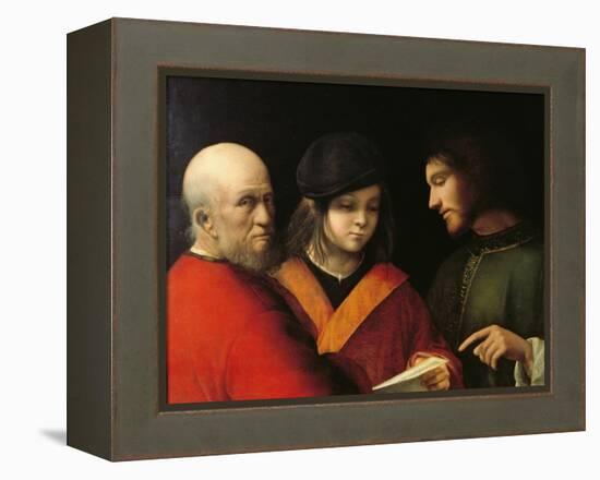 Three Ages-Giorgione-Framed Stretched Canvas