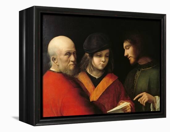 Three Ages-Giorgione-Framed Stretched Canvas