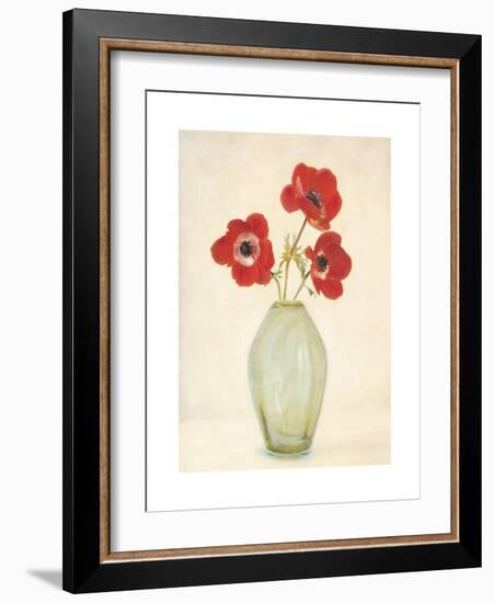 Three Anemones - special-Amy Melious-Framed Art Print
