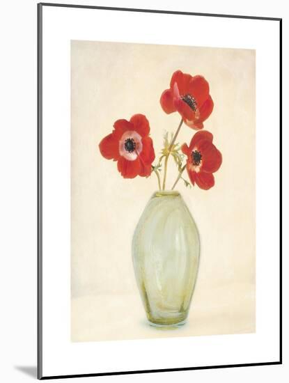 Three Anemones - special-Amy Melious-Mounted Art Print