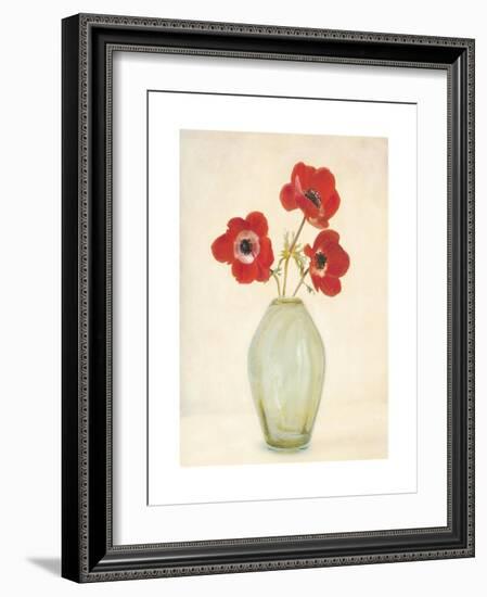 Three Anemones - special-Amy Melious-Framed Art Print