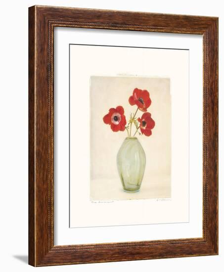 Three Anemones-Amy Melious-Framed Art Print