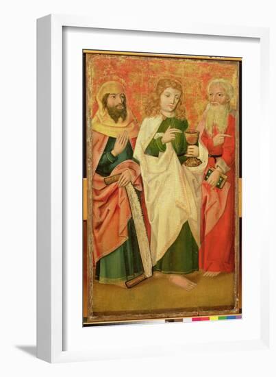 Three Apostles (Oil on Panel)-German School-Framed Giclee Print