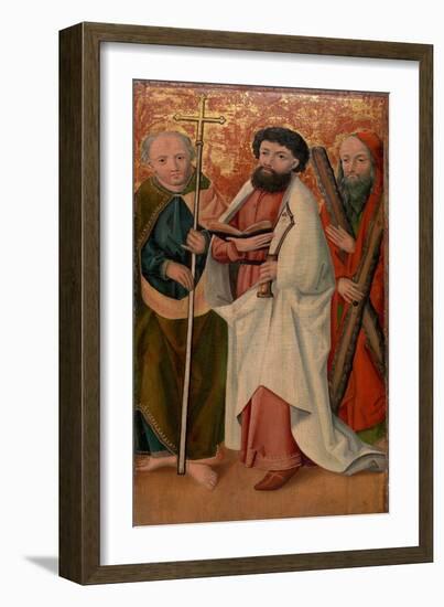 Three Apostles (Oil on Panel)-German School-Framed Giclee Print