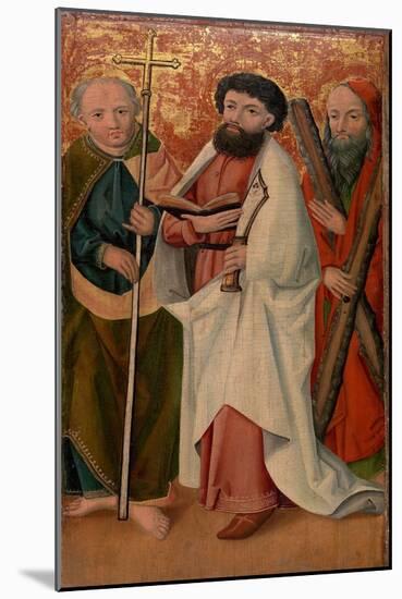 Three Apostles (Oil on Panel)-German School-Mounted Giclee Print